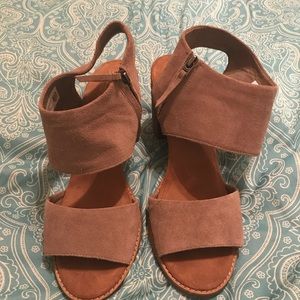 TOMS Majorca Suede Cutout Sandals